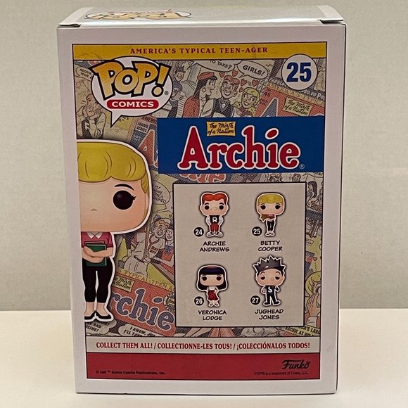 Funko Pop Comics Archie Betty Cooper #25 - Picture 2 of 4